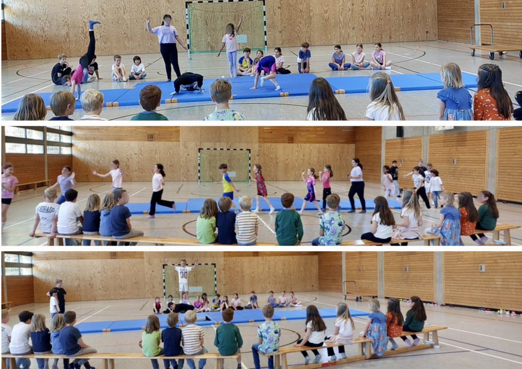 Turnaufführung Der 3A 1 Lerchenäckerschule Turnaufführung der 3a 1